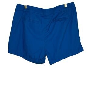 J Crew Bright Blue Classic Chino Shorts Nautical Preppy Womans Size 12